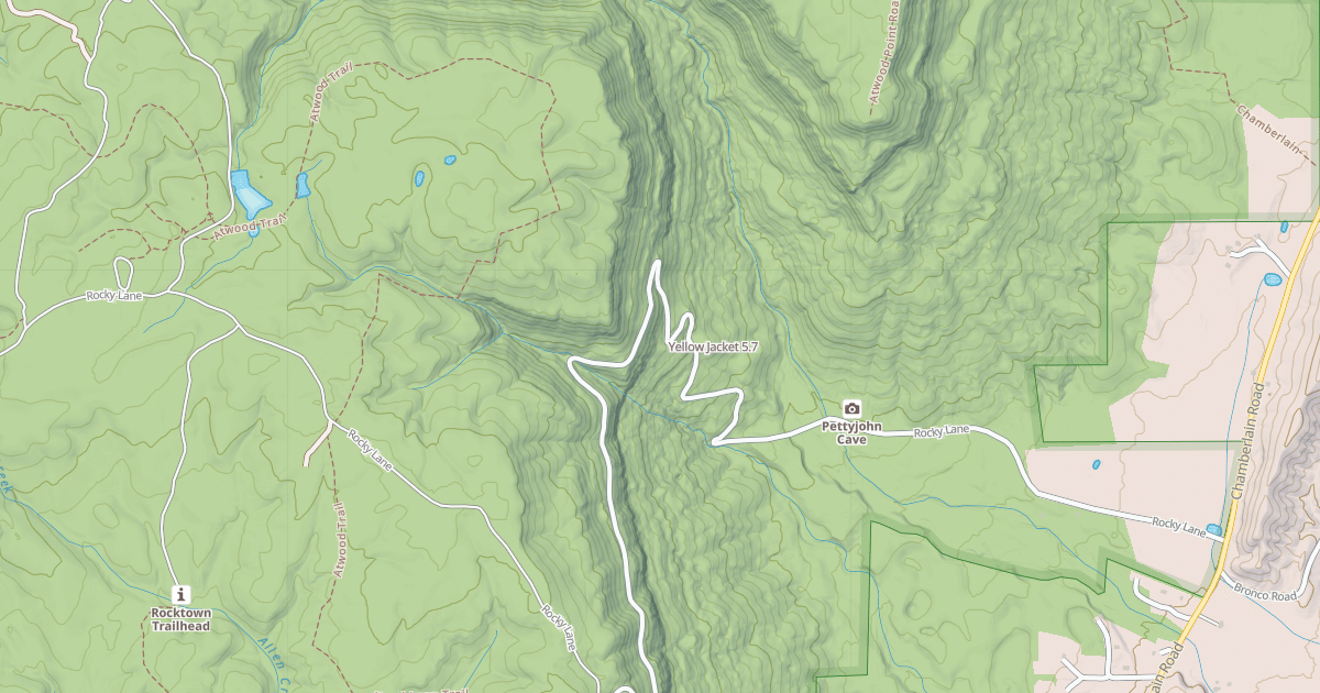 Map preview of Yellow Jacket