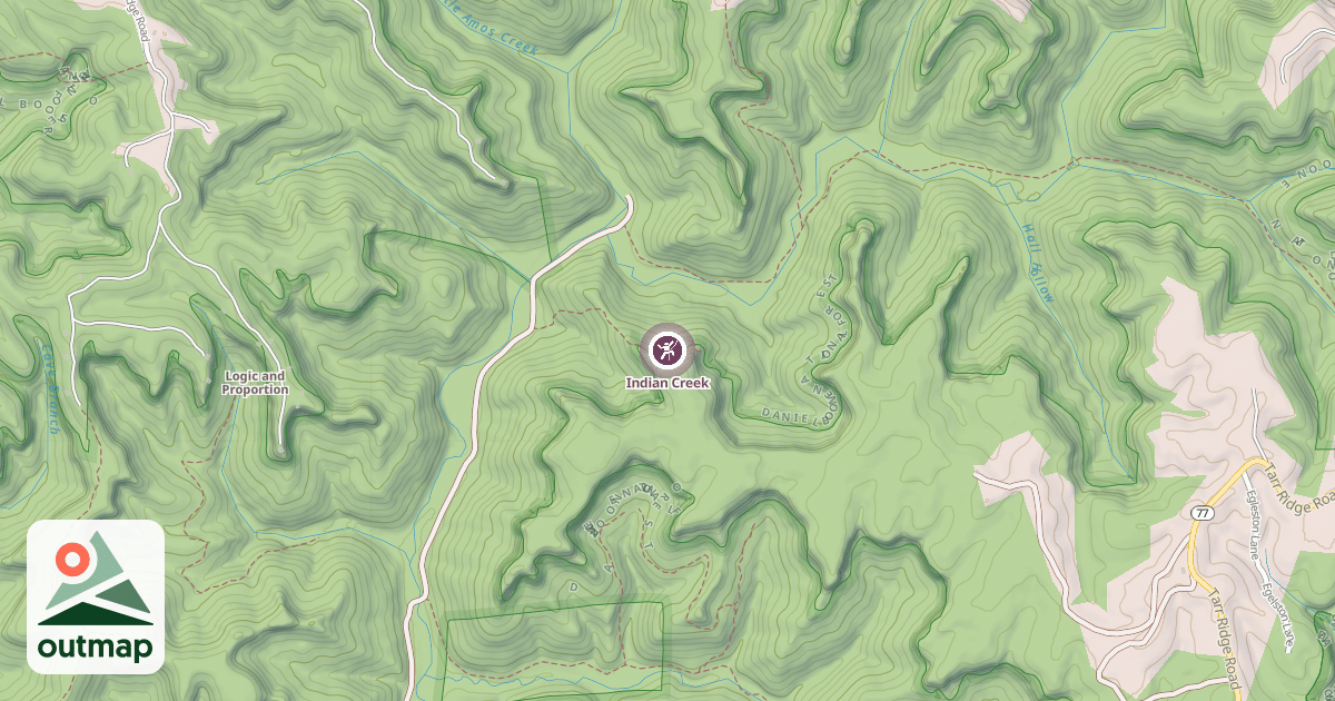 Map of Indian Creek