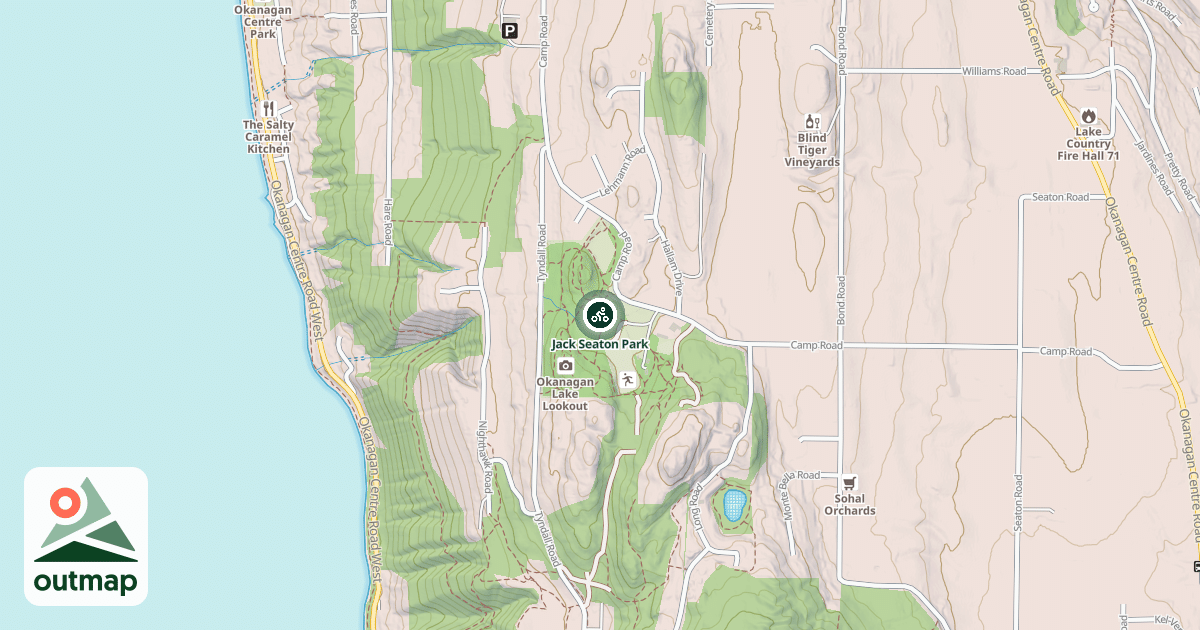 Map of Jack Seaton Park