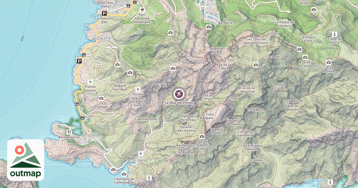 Map of Le Mur de l'hiver