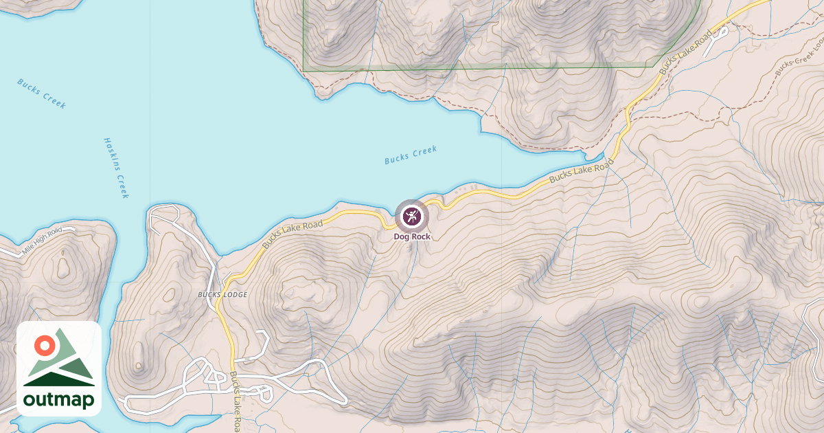 Map of Dog Rock