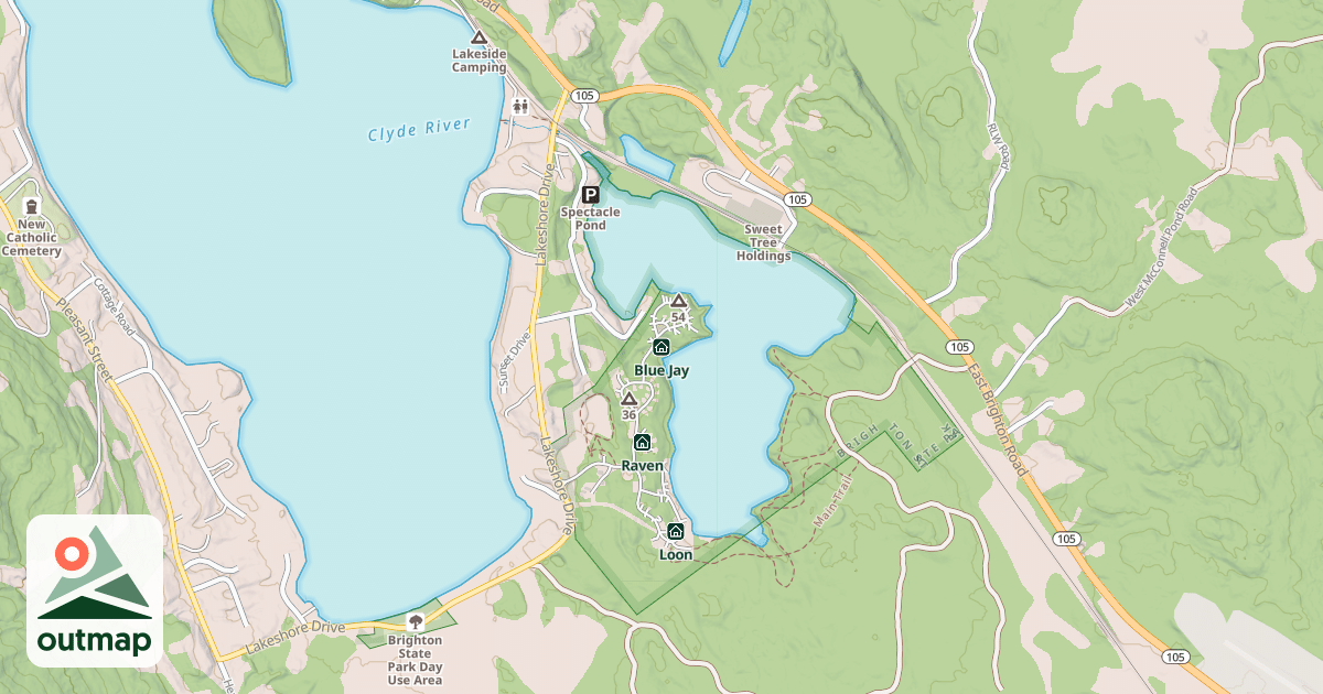 Map of Blue Jay