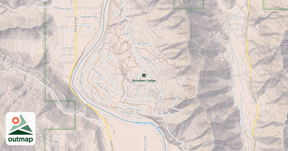 Map of Reindeer Lodge