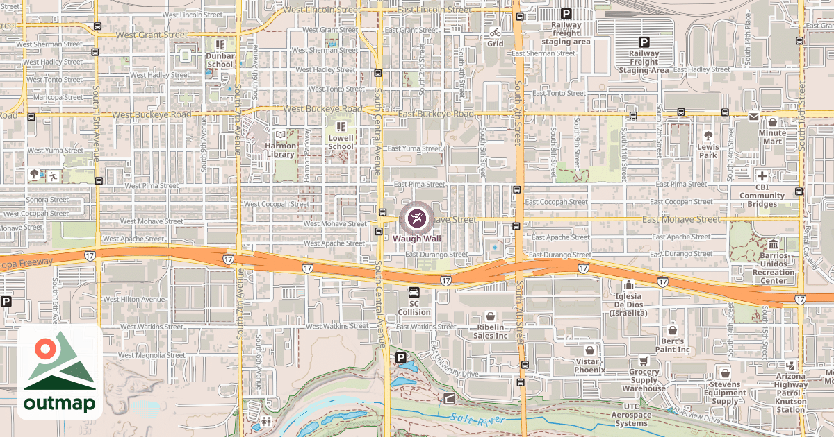 Map of Waugh Wall