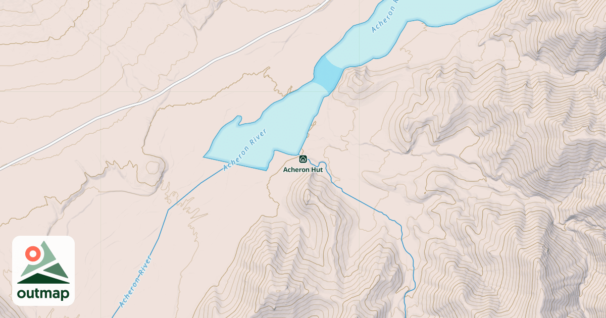 Map of Acheron Hut