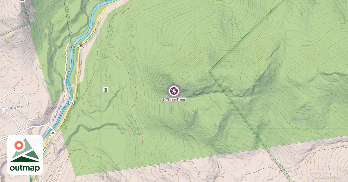 Map of 2- Three Trees