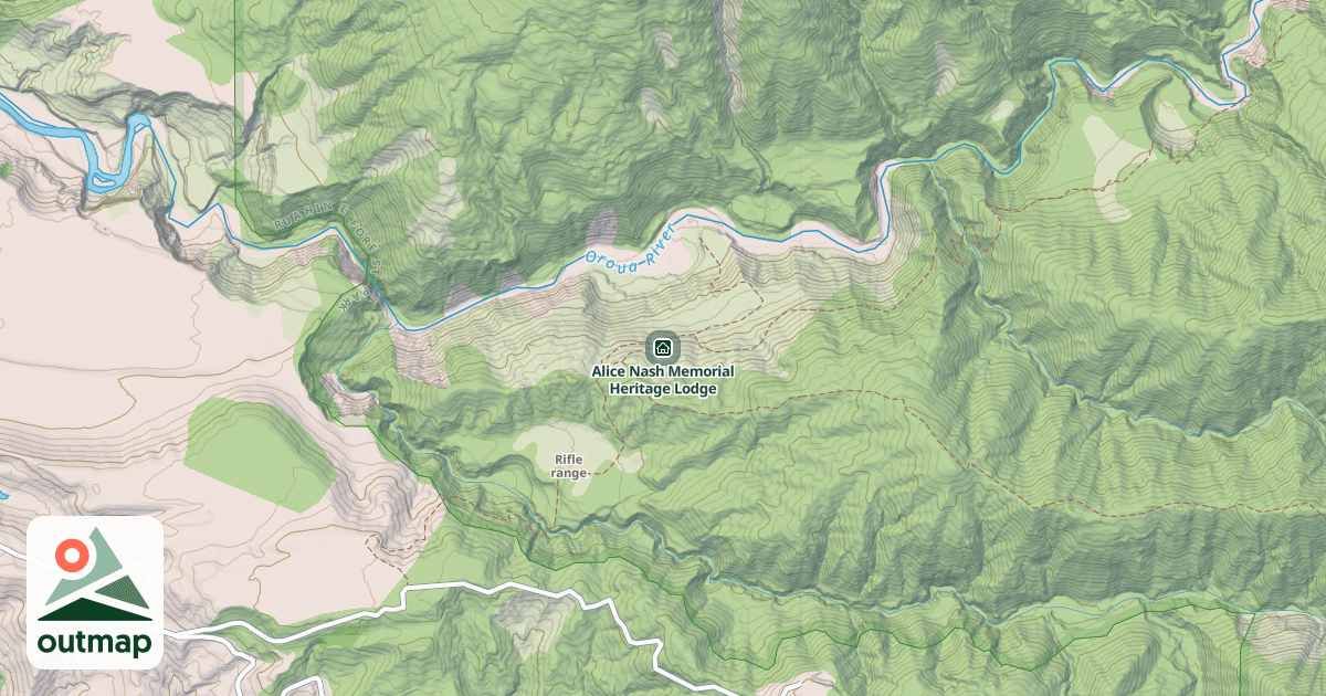 Map of Alice Nash Memorial Heritage Lodge