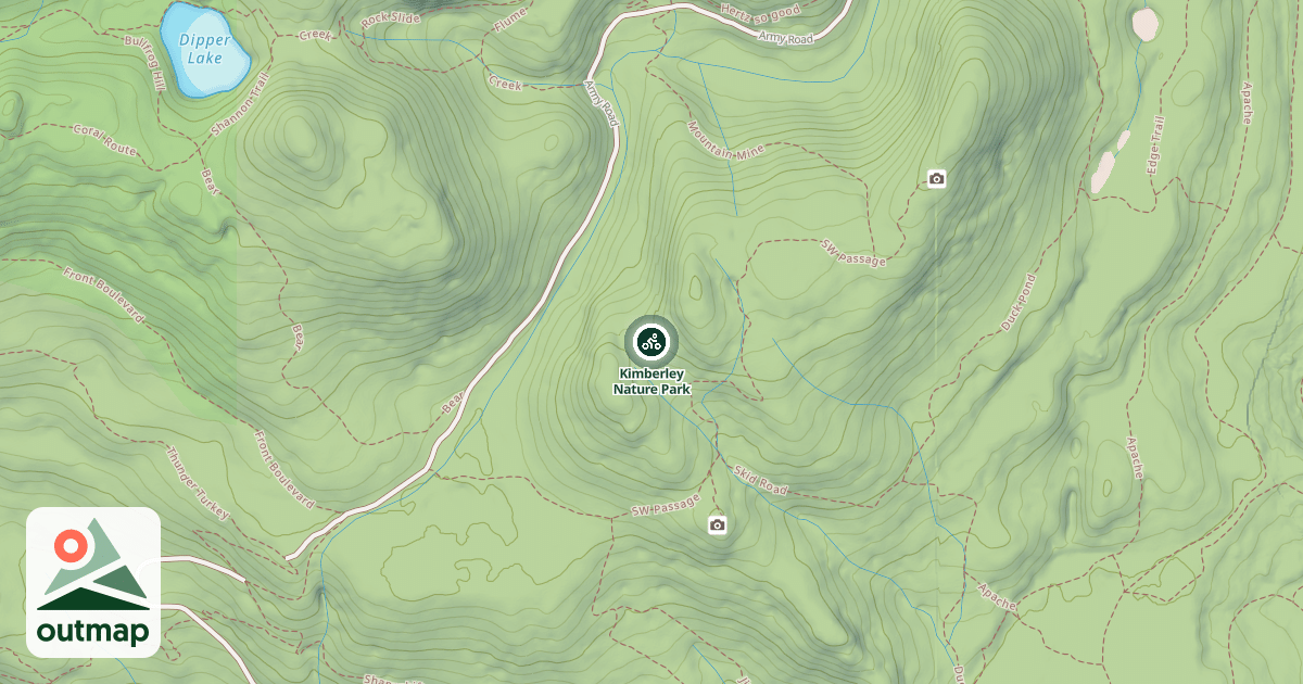 Map of Kimberley Nature Park