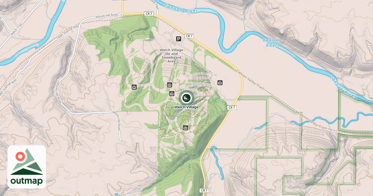 Map of Welch Village
