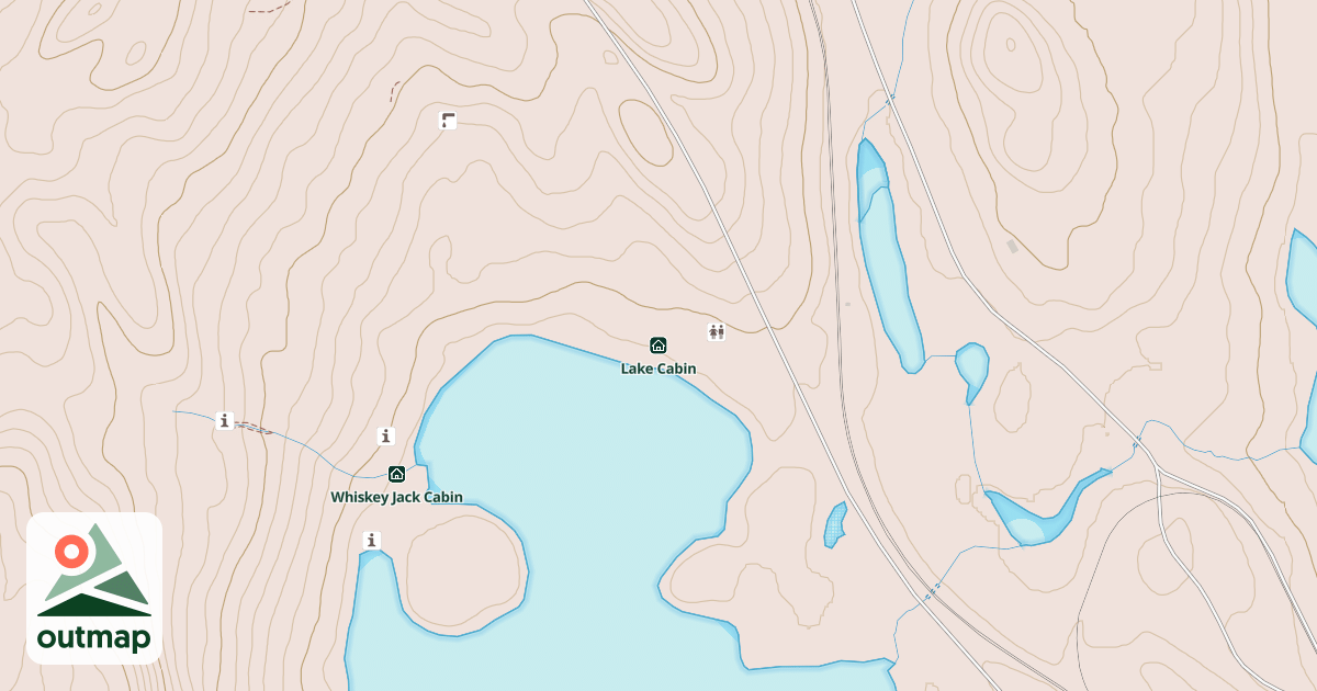 Map of Lake Cabin