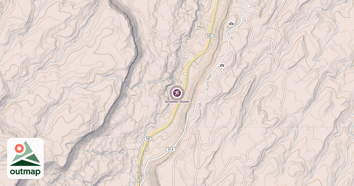 Map of Growler Stone
