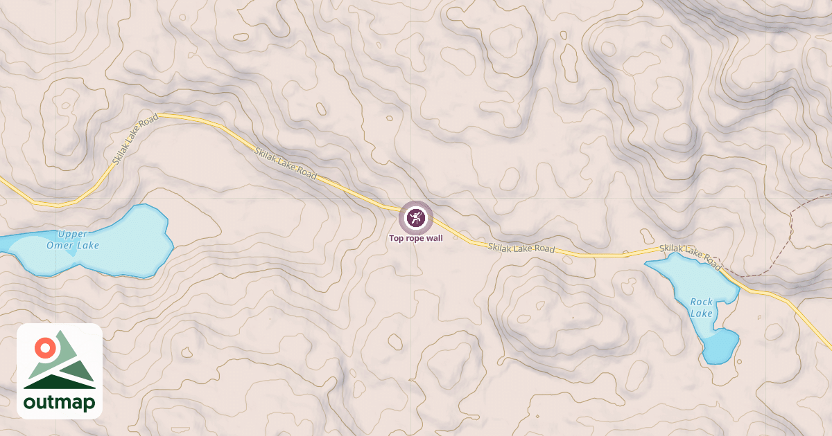 Map of Top rope wall