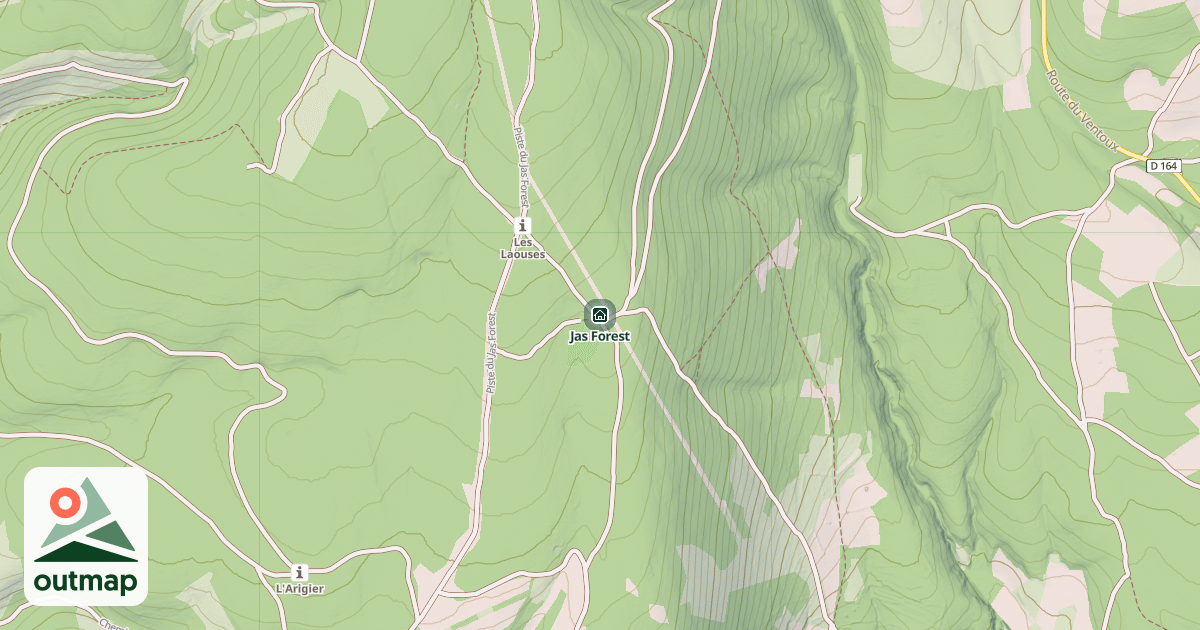 Map of Jas Forest