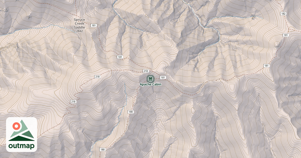 Map of Apache Cabin