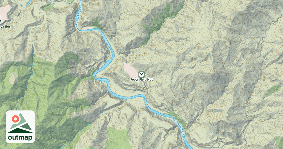 Map of Footy Field Hut