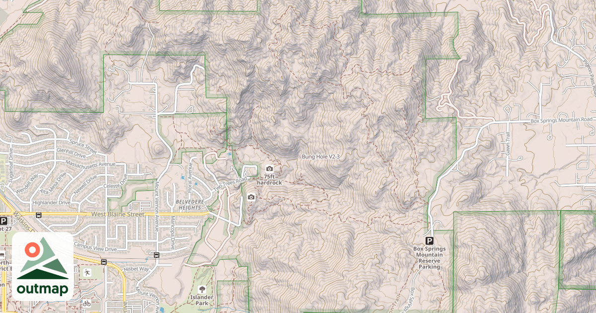 Map of Bung Hole