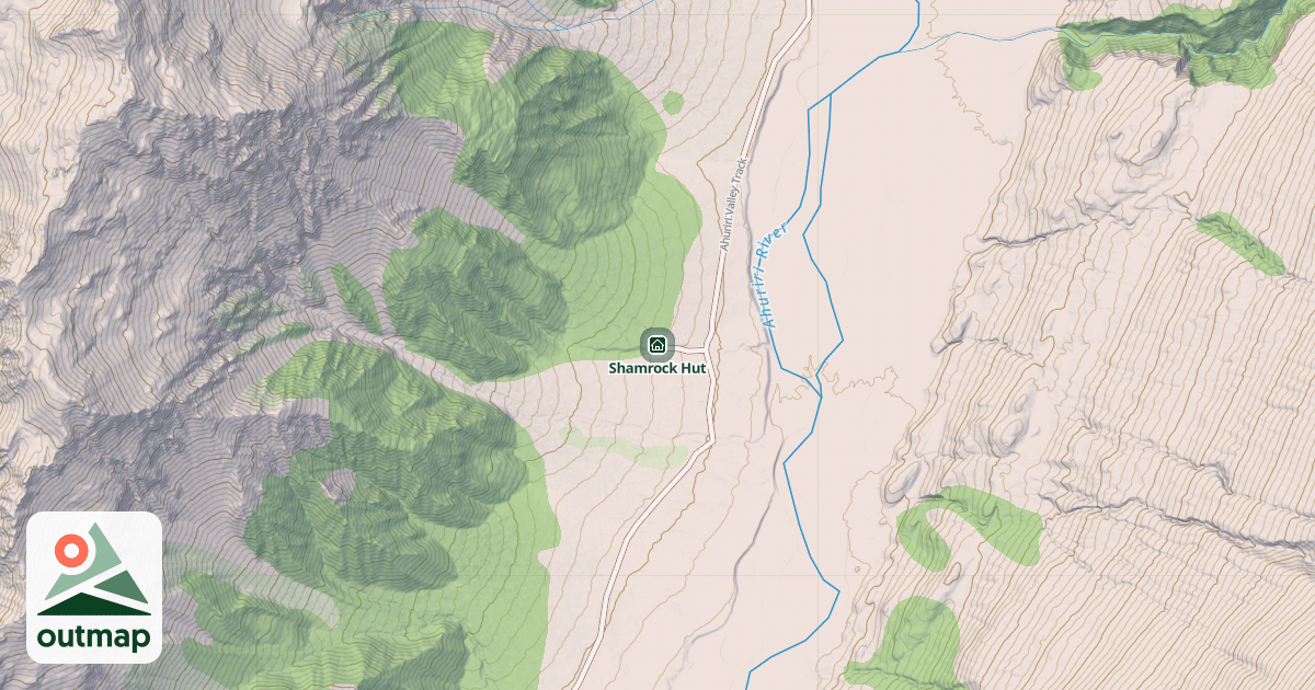 Map of Shamrock Hut