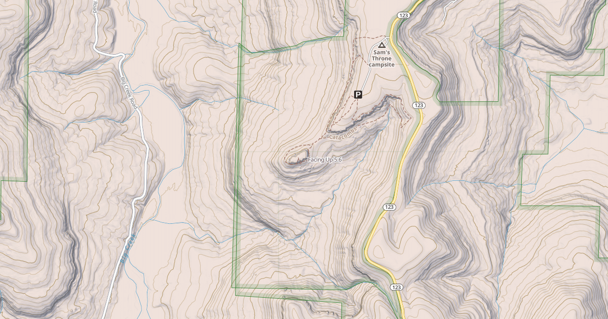 Map preview of Facing Up