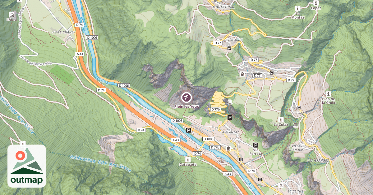 Map of Plein les Yeux