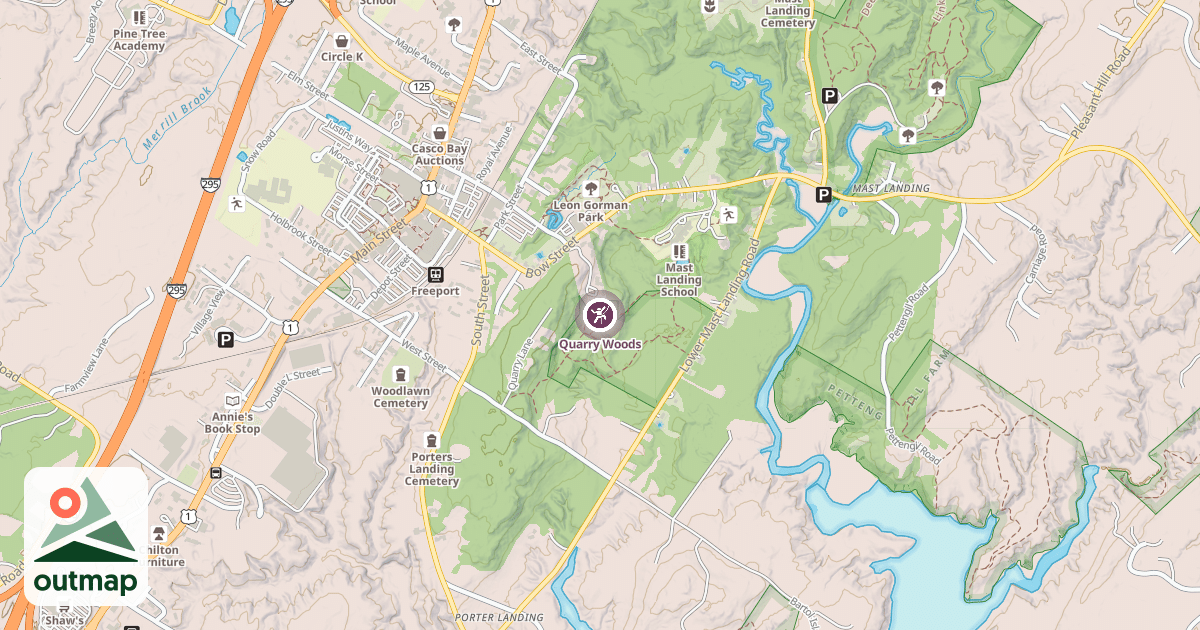 Map of Quarry Woods