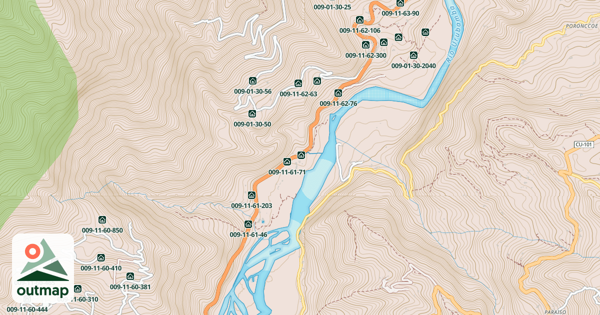 Map of 009-11-61-13