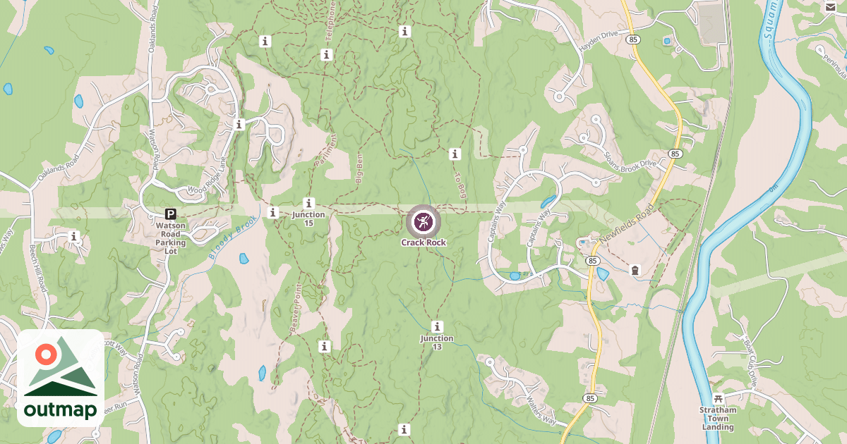 Map of Crack Rock