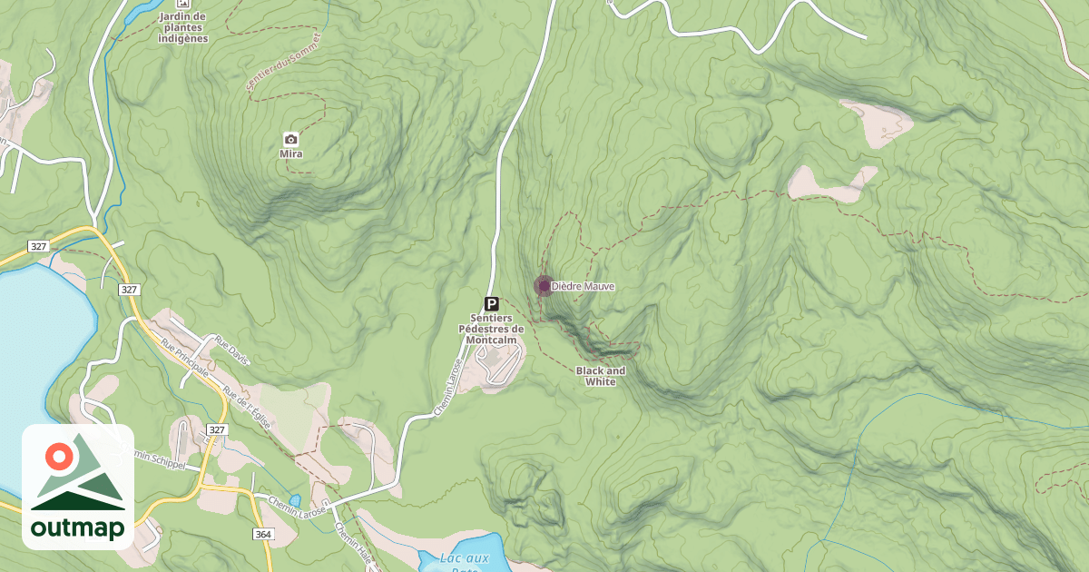 Map of Dièdre Mauve