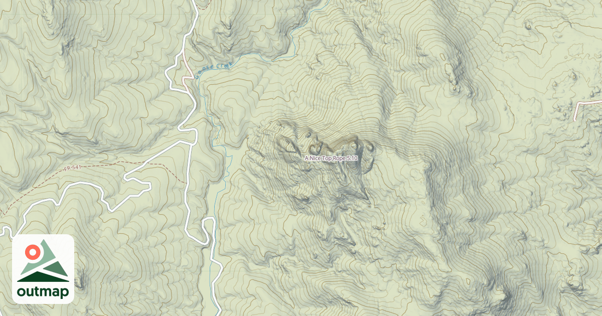 Map of A Nice Top Rope
