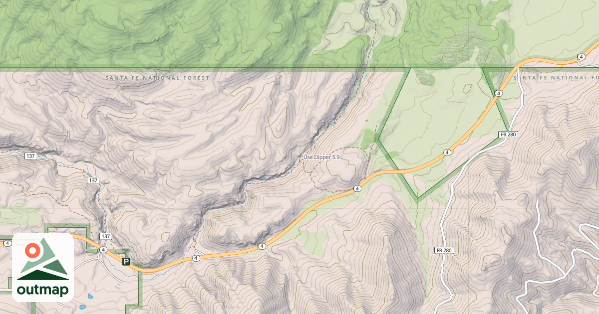 Map of Use Dipper