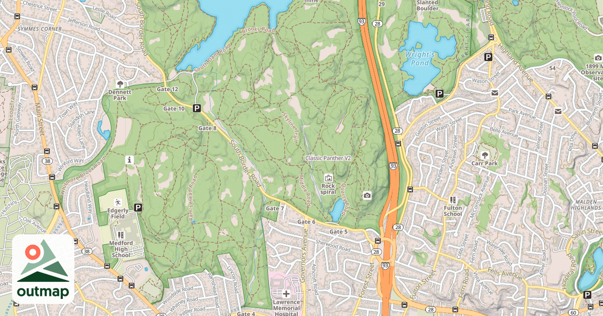 Map of Classic Panther