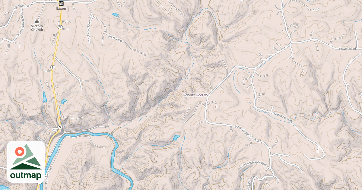Map of Robert's Roof