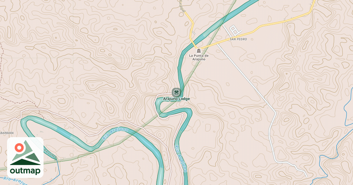 Map of Arajuno Lodge