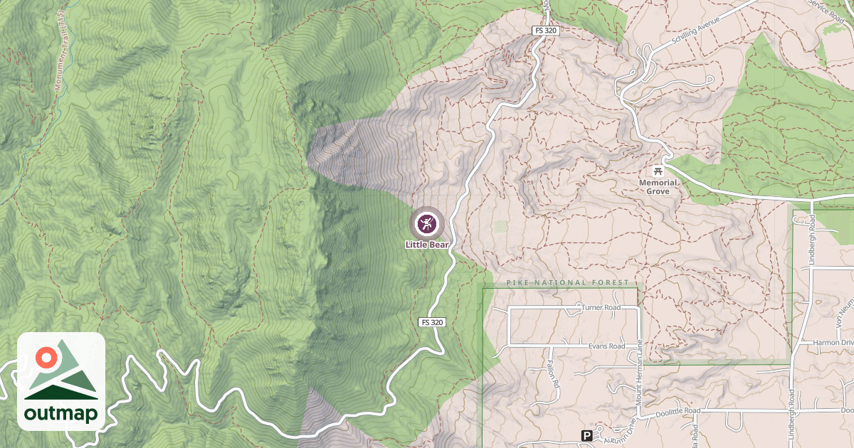 Map of Little Bear