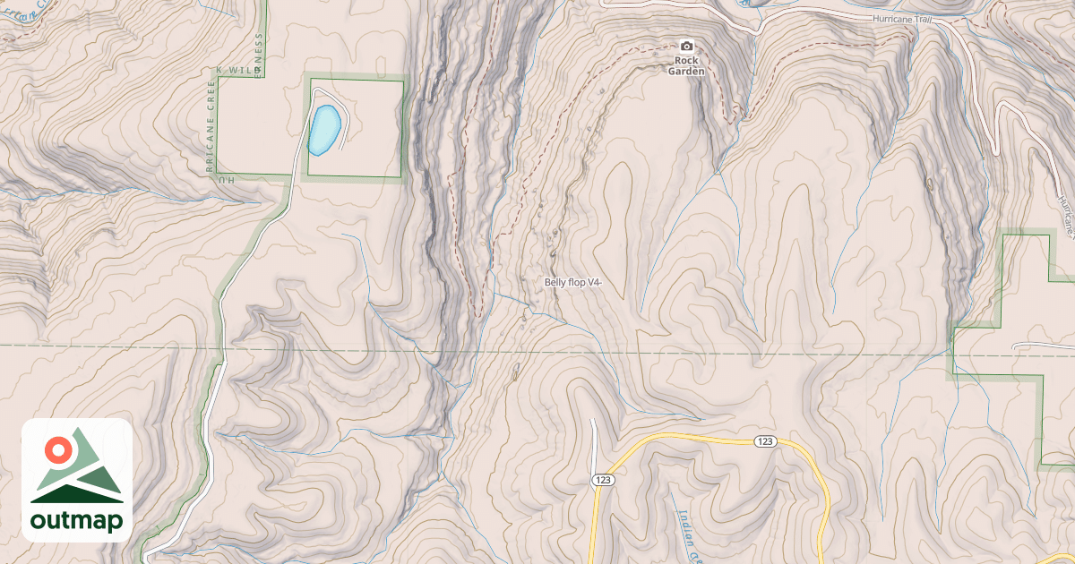 Map of Belly flop
