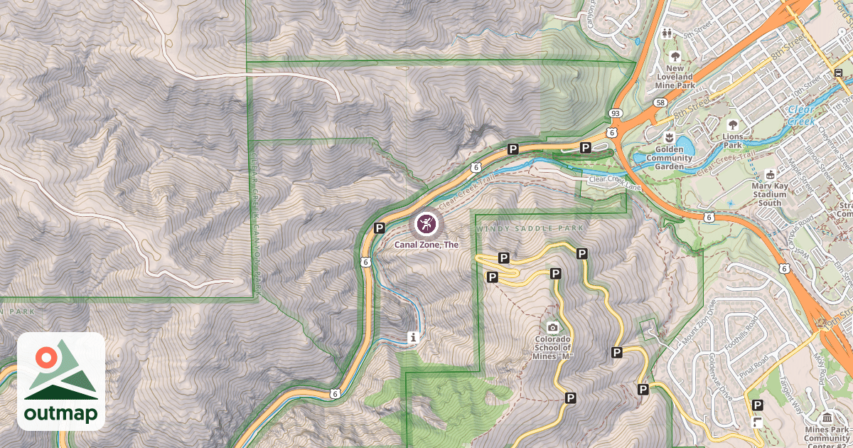 Map of Canal Zone, The