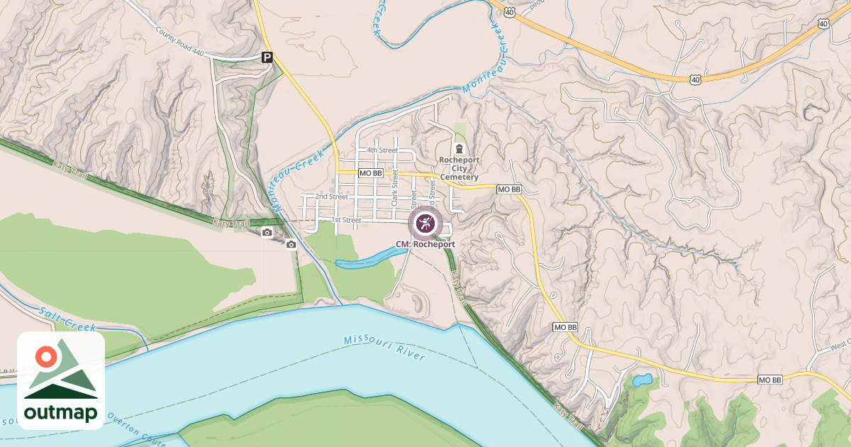 Map of CM: Rocheport