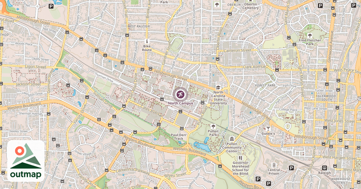 Map of North Campus