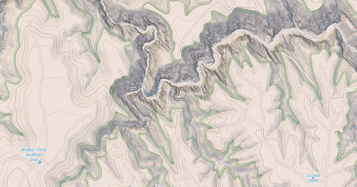Map preview of Brown Box