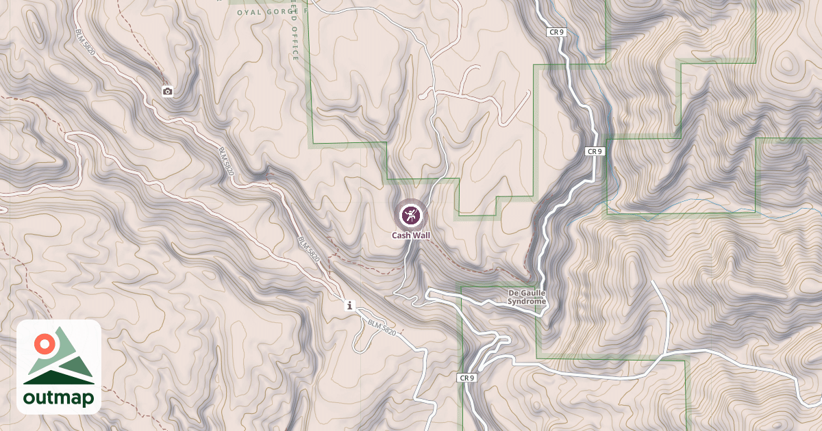 Map of Cash Wall