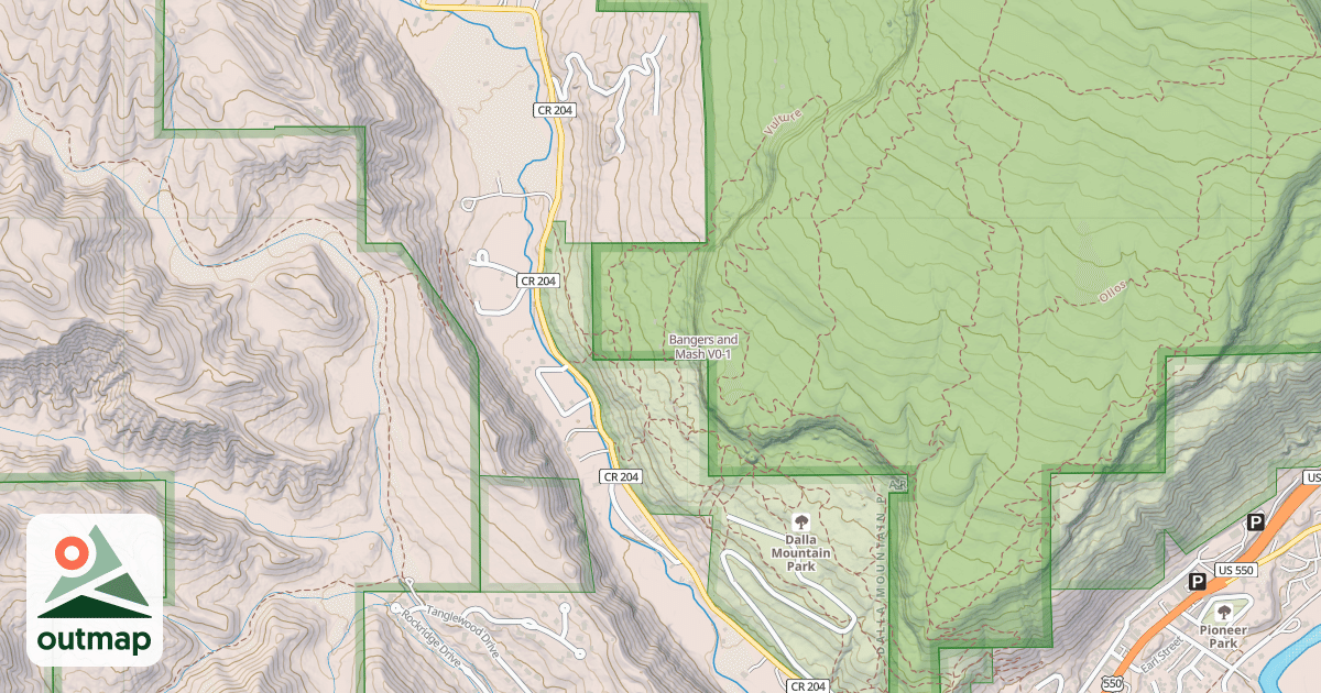 Map of Bangers and Mash