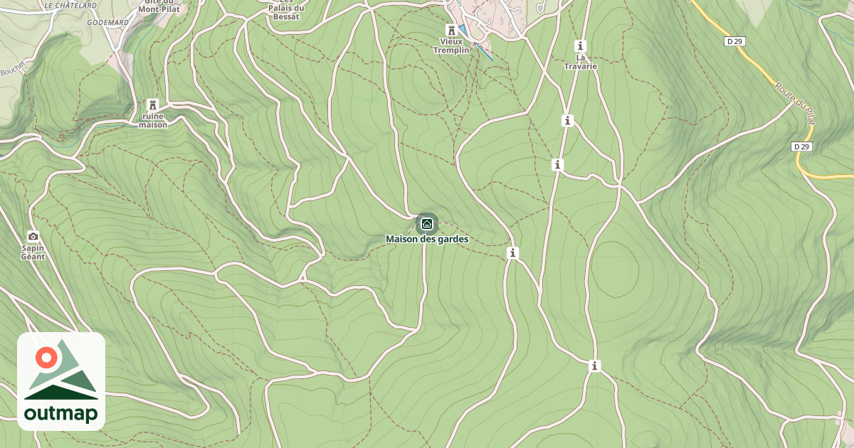 Map of Maison des gardes