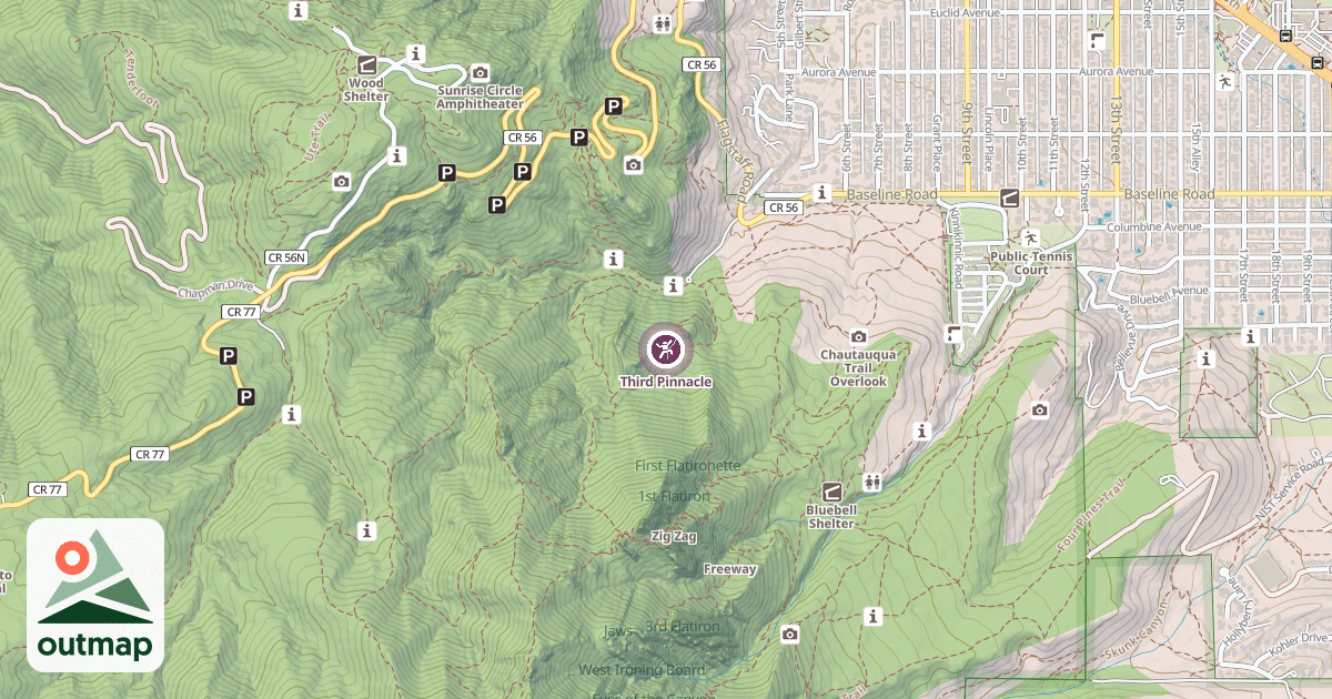 Map of Third Pinnacle