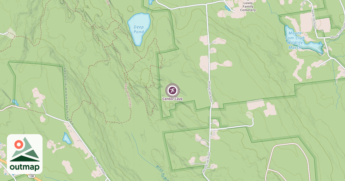 Map of Center Cave