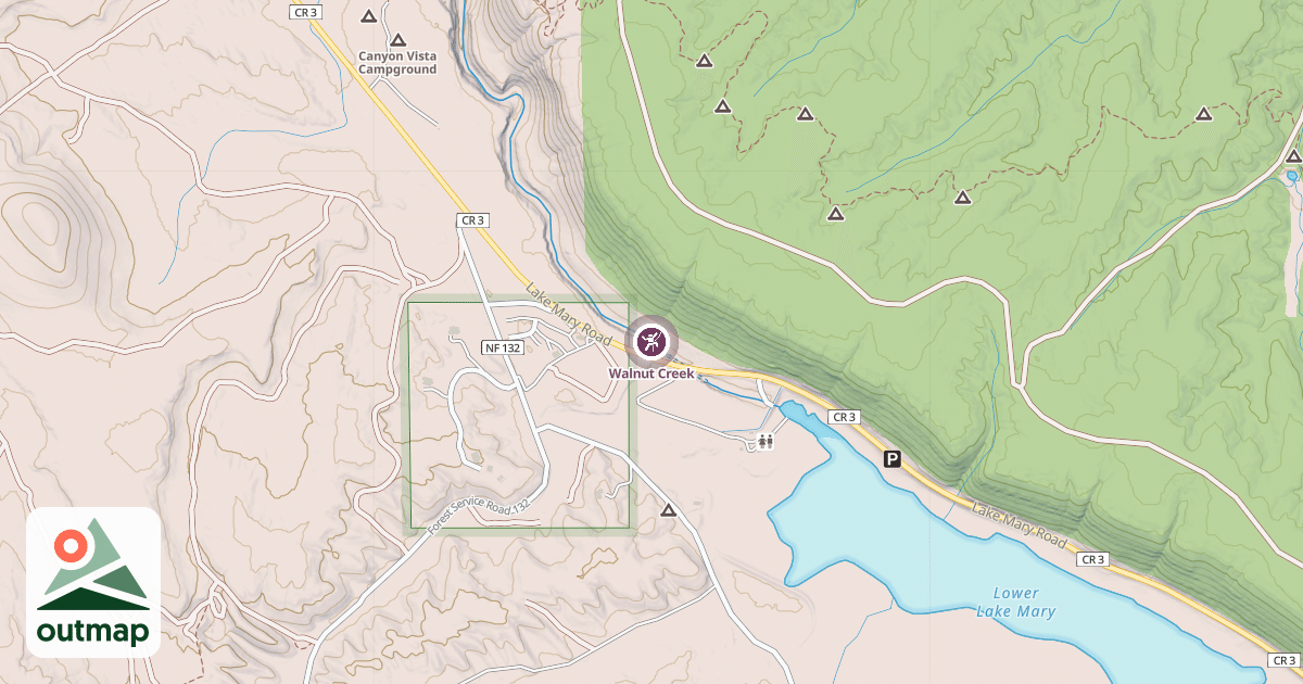 Map of Walnut Creek