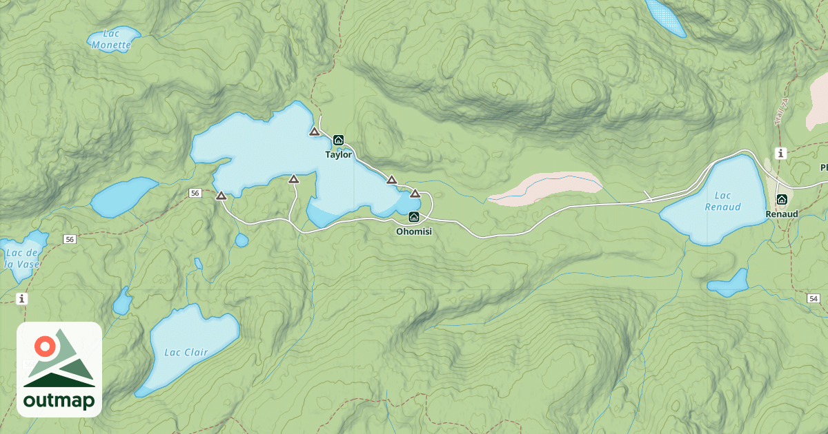 Map of Ohomisi
