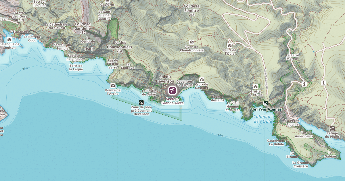 Map preview of Secteur Grande Arète
