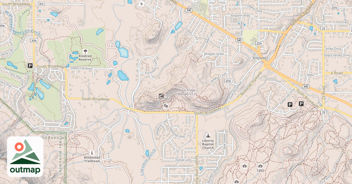 Map of Black Friday Boogie
