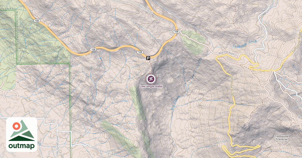 Map of Low angle slabs