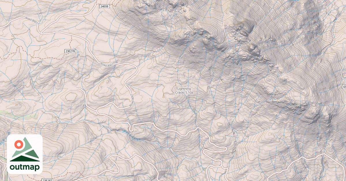 Map of Lightning Cracks
