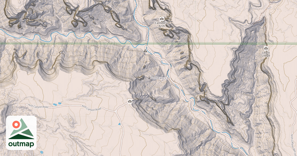 Map of North Face